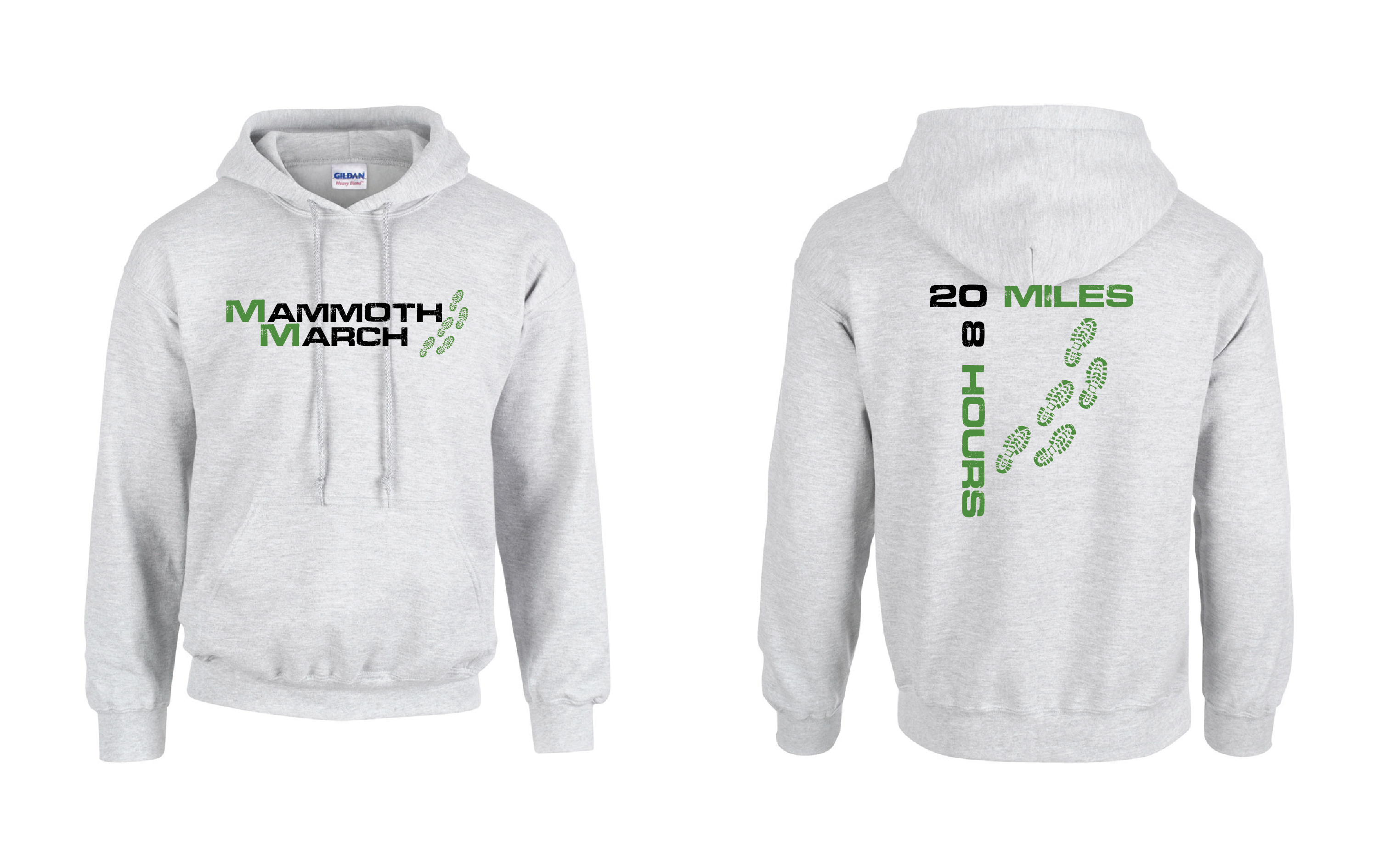 Hoodie "20 miles grey" 2023