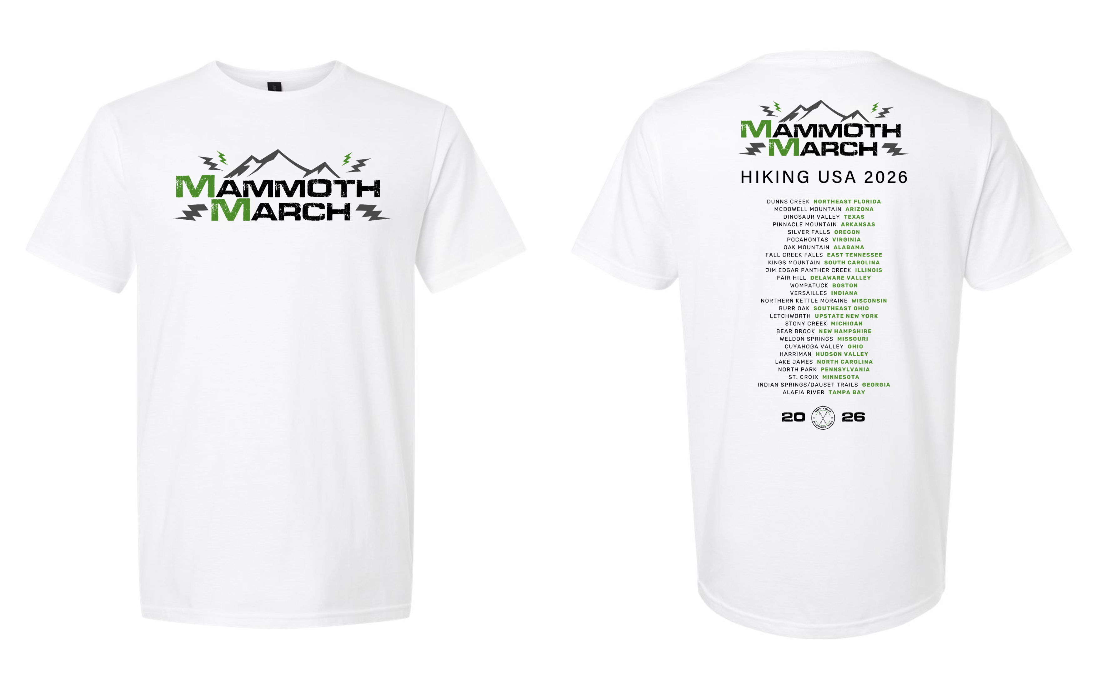 2026 MammothMarch "Tour Shirt"